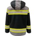 Gss Safety GSS Safety NON-ANSI Night Glow Sherpa Line Heavy Weight Sierra Jacket-MD 8517-MD
